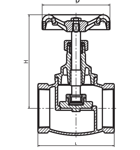 GLOBE VALVE BRASS PN25 Lavavalves